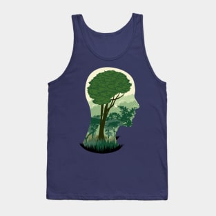 human brain tree Tank Top